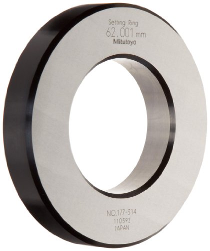 Mitutoyo 177-314 Setting Ring, 62Mm Size, 20Mm Width, 112Mm Outside Diameter, -1.5Micrometer Accuracy #TOP18