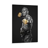 WYJMOYI Alex Pereira Poster Mixed Martial Wall Art Poster Canvas Print Poster Home Decoration Painting (1220); Frame; 16x24inch(40x60cm)