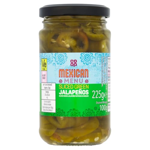 Co-op Mexican Menu Sliced Green Jalapeños 225g