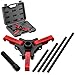 ARES 71002 - Harmonic Balancer Puller Set - Remove Damper Pulleys in Tight Engine Compartments Without Removing The Radiator - Storage Case Included