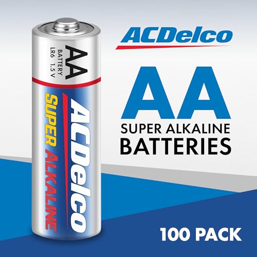 image for Powermax ACDelco 100-Count AA Batteries, Maximum Power Super Alkaline 