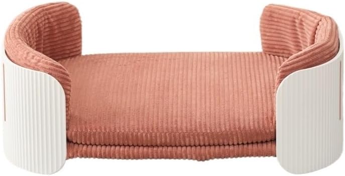 Small Cat and Dog Sofa Bed Indoor Small Pet Sofa Elevated Wooden Pet Furniture Detachable and Washable, Suitable for Indoor and Outdoor Use Suitable for Cats Dogs Or Small Animals