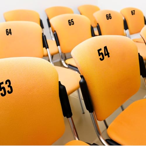 9 Blatt Zahlen Aufkleber,Klebezahlen Wetterfest Schwarz,Zahlen Sticker Groß,0–9 Reflektierende Vinyl Nummern Aufkleber,Selbstklebende Aufklebe Zahle,Wasserdicht Hausnummer für Postkasten Haus Mülltonn