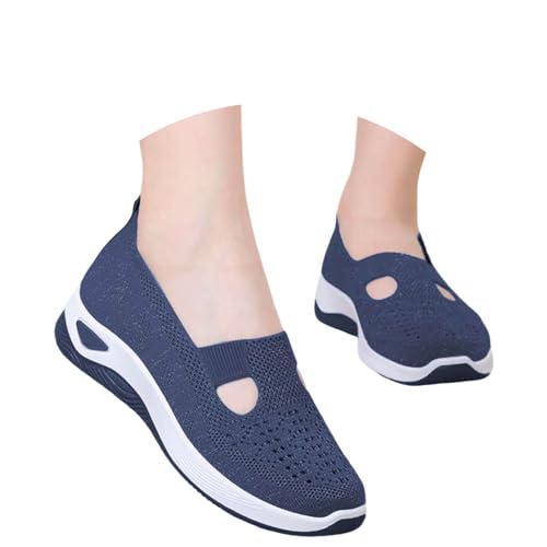 Scarpe Senza Lacci Donna in Mesh con Supporto per Arco Scarpe da Passeggio Antiscivolo Comode Leggero Sneakers Donna Tennis Estive Scarpe da Ginnastica Running Camminare Scarpe da Corsa