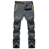 CARWORNIC Men's Outdoor Quick Dry Hiking Pants Lightweight Stretch Fishing Mountain Camping Pants wi
