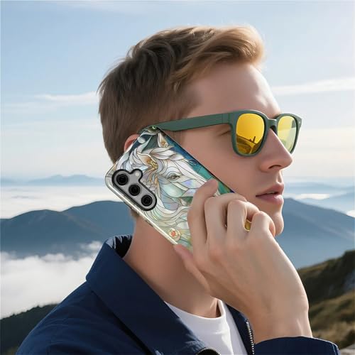 Coque Samsung S24 rigide effet verre teinté relief 3D