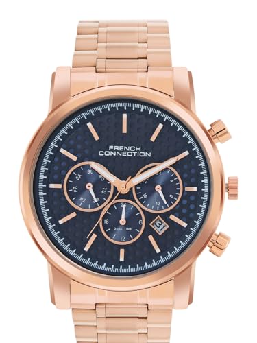 French Connection Analog Blue Dial Mens Watch-FCN059G (B0CQ22DBVX) Amazon Price History, Amazon Price Tracker