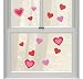 Amscan Valentine Small Red Rubber Gel Clings | Party Decoration