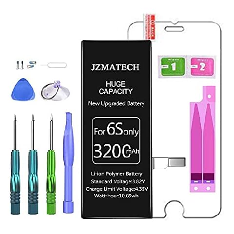Batería de alta capacidad JZMATECH para iPhone 6S Cover