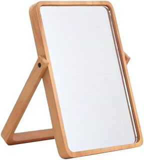 Wooden Foldable Makeup Glass Portable Lighted...