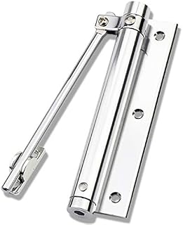 Door Closer Light Duty Aluminum Alloy Door Closers Household Mute Adjustable Automatically Surface