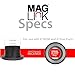 MagLink 4 Inch Steel Ring Port Receiver with Embedded Steel Ring