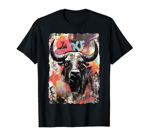 Cabeza de toro Tauro cuernos amante de los animales toro Camiseta