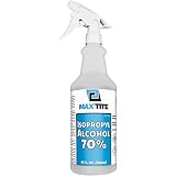 MaxTite 70% Isopropyl Alcohol (32 fl oz) - Includes Heavy-Duty Spray Nozzle - Made in USA