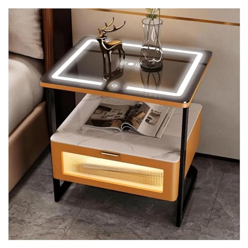 Mesitas de Noche Vintage Gris Marca Generic