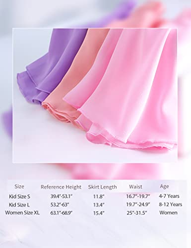 Phoeswan Dance Skirts For Women, Bean Green Dance Skirt Adult Ballet Skirt, Ballerina Ballet Wrap Skirt For Women & Girls (Height: 63"-68.9"), Size X-Large #TOP2