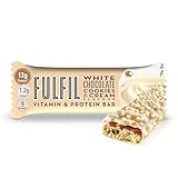 FULFIL Vitamin and Protein Bars (15 x 40 g Bars) — White Chocolate Cookies and Cream Flavour — 15g High Protein, 9 Vitamins, Low Sugar - Image 2