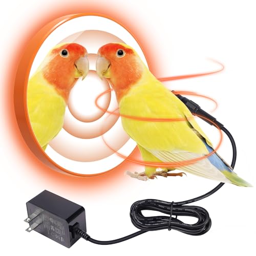Image of Bird Cage Heater for Parakeets, Indoor Heated Pad 18W Birds Heater with Thermostatically Controlled, Bird Warmer for Parakeets, Parrots, Exotic Pet Birds