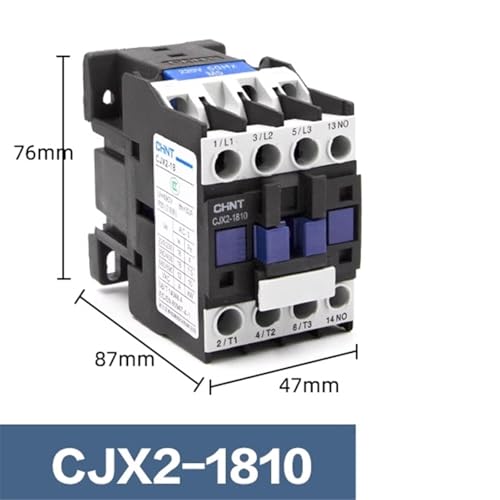 Contacteur triphasé CJX2-1810 18A avec commande basse tension 24V robuste - 3