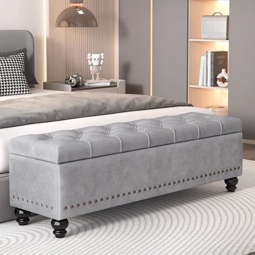 Pouf de chambre avec rangement integre pour optimiser les petits espaces