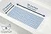 Nonslip Bathtub Mat Extra Soft TPE Bath Mat for Kids, Machine Washable Bathroom Shower Mat, Smooth/Non-Textured Tubs Only, 30L x 17W Inch (Blue)