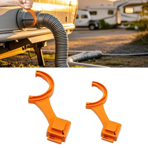 Image of 2 PCS RV Sewer Hose Wrench, Multi-Purpose Sewer Hose Connector Wrench for Connecting and Disconnecting Sewer Hoses, Fits 3-Inch and 4-Inch Male /Female RV Sewer Caps, RV Accessories