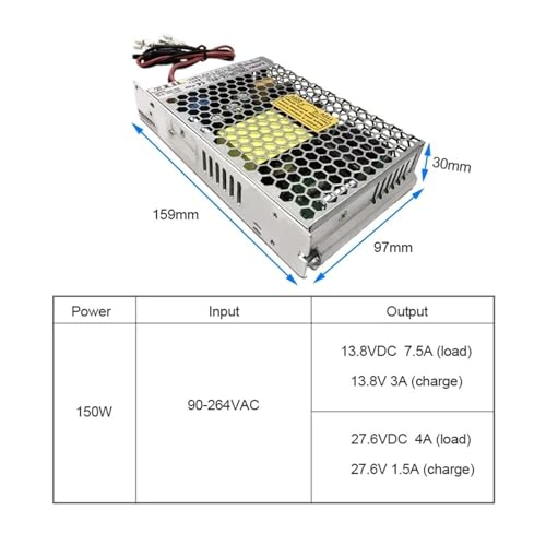 Alimentation SMPS sans interruption avec borne de charge batterie intégrée - 3