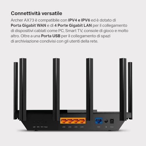 TP LINK Archer AX73 - vue 10