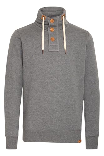 !Solid SDTripTroyer Herren Sweatshirt Troyer Pullover mit Stehkragen...