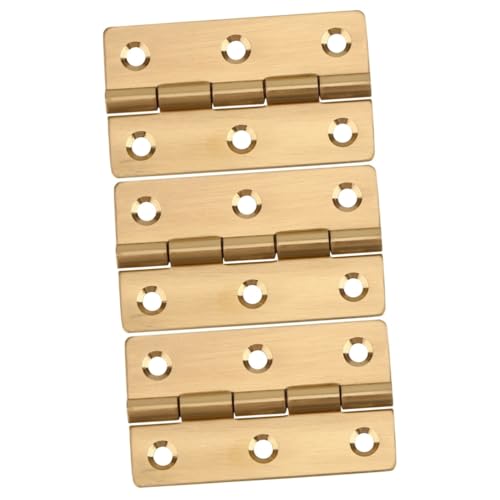 Hemobllo 3pcs Firm Hinge Piano Hinge for Bookcase Drop Down Dark Piano Easy Install Home Store Accessory