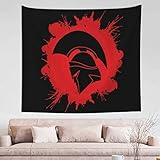 Dicapo Tapisserie murale à suspendre avec casque de guerrier spartiate 152,4 cm de haut x 129,5 cm de large