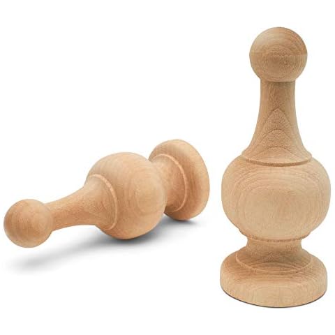 Woodpeckers Unfinished Wood Finials Cover