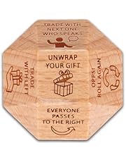 Santa Swap Gift Exchange Dice, Christmas Games Dice Stocking Stuffers for Party Games, Fun Christmas Games for Family Party, Xmas Dice Gifts for Teens, Adults, Grandkids, Holiday Gag Gifts