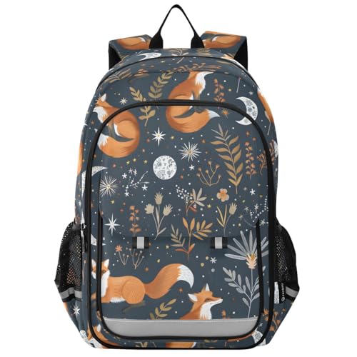 Sac à dos ordinateur portable enfants renard antichoc pour protéger les affaires au lycée