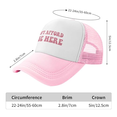 Image of You Find It Offensive? I Find It Funny Trucker Hats for Women Pink Men Funny Slogan Pink Hats for Men