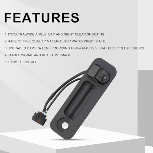 Image of Rear View Back Up Camera Compatible with Hyundai Sonata 2015 2016 2017 Park Assist Camera Replaces# 95760-E6201 95760-C2101