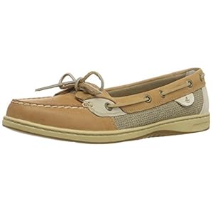 Sperry Womens Maanvissen leer gesloten teen boot schoenen