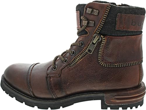 bugatti Homme Sentra Bottes Tendances en Cuir Marron Elegantes