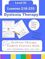 Dyslexia Therapy Advanced Reader Books: Student Workbook Level 3C Lessons 218-233 B0DF59XL53 Book Cover