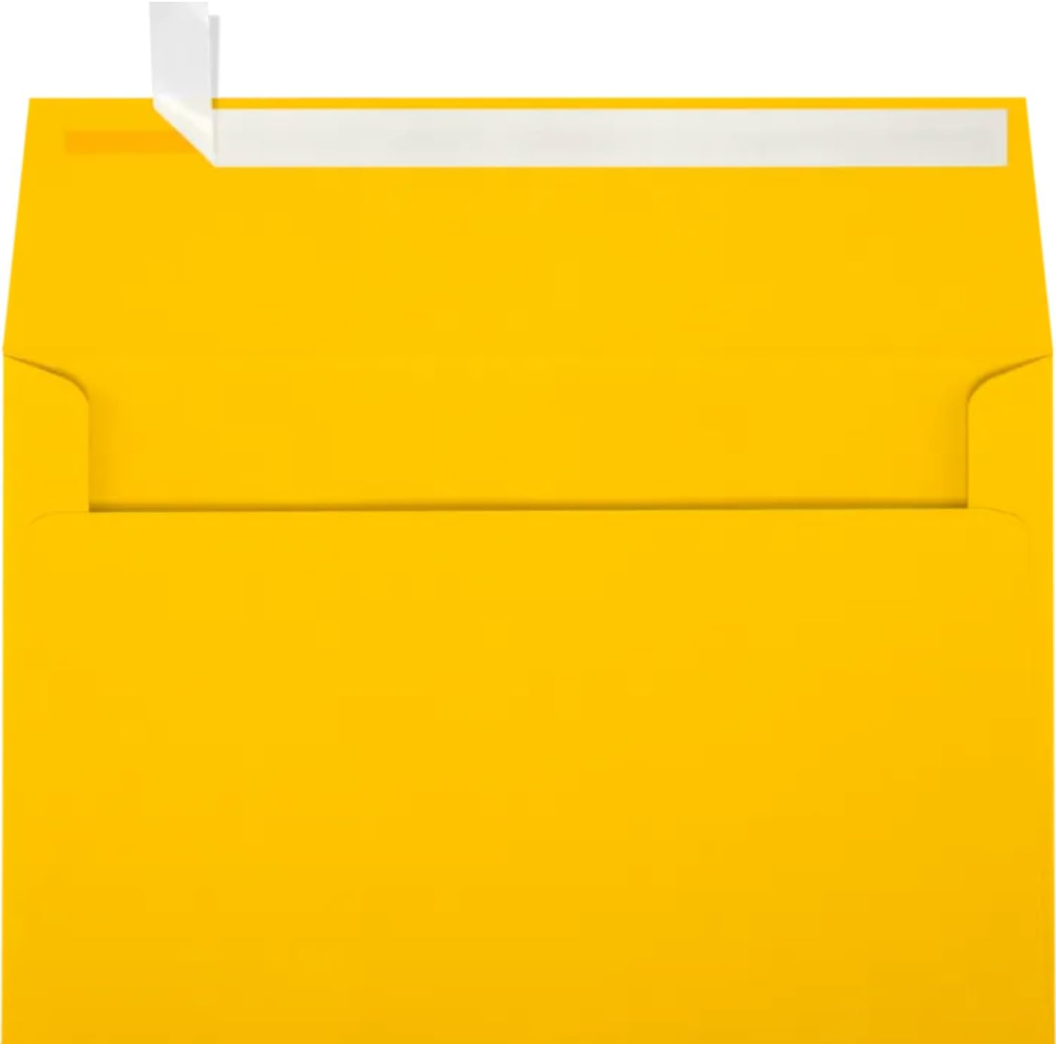 LUXPaper A9 Invitation Envelopes | Peel & Press | 5 3/4" x 8 3/4" | Sunflower Yellow | 80lb. Text | 500 Qty