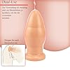 BDSMLOVE groß Analplug Φ 8 CM,riesen Buttplug Analdildo XXL Analspielzeuge Fisting Sexspielzeug Analdehner Anal Expander erotisches Sex Spielzeug ab 18 für Paare Frauen Männer extrem (Fleischfarbe) #3