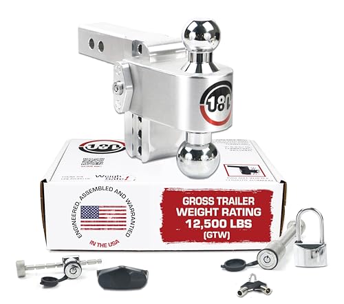 Weigh Safe Adjustable Trailer Hitch Ball Mount, 4