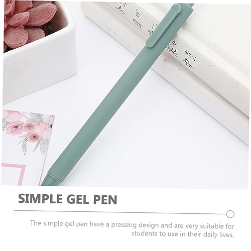SHINEOFI 5 bolígrafos gel presionados tinta marrón miniatura 7
