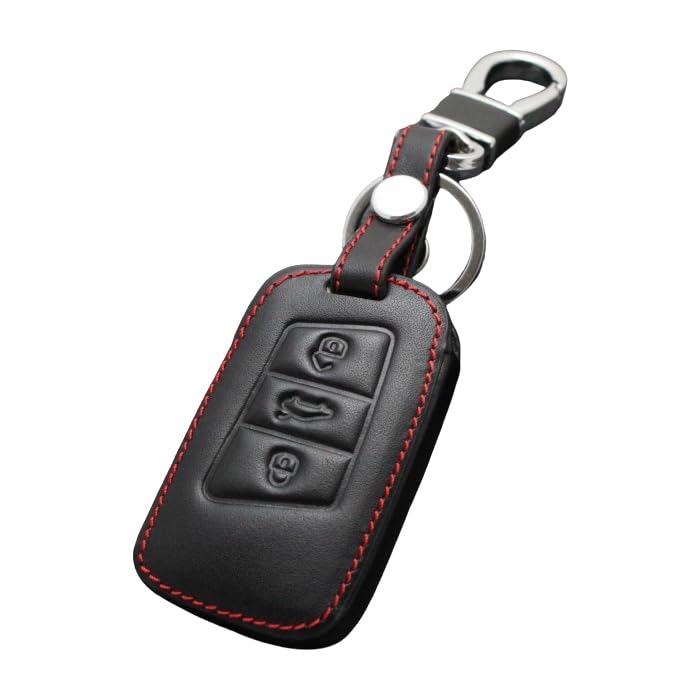 Amazon | VW フォルクスワーゲン適合品 本革 キーケース ブラック