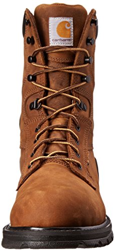 Carhartt Men's CMW8100 8 Non Safety Toe Work Boot, Bison Brown Oil Tan, 8.5 M US