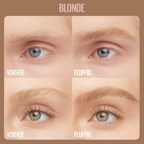 Maybelline New York Superfluff Augenbrauen-Mousse 250 Blonde, luftiges Augenbrauen Make-up für flauschige & voluminöse Augenbrauen, 5 ml – Ansicht 4