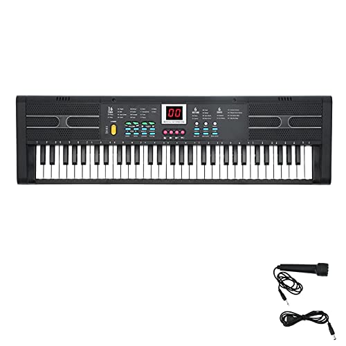 Eujgoov 61 Piano Clavier Portable, Piano électrique Numérique Multifonction avec Microphone USB Enseignement Cadeau pour… - Les Beatles, Paul McCartney, John Lennon, RIngo Starr, George Harrison Eujgoov 61 Piano Clavier Portable, Piano électrique Numérique Multifonction avec Microphone USB Enseignement Cadeau pour…