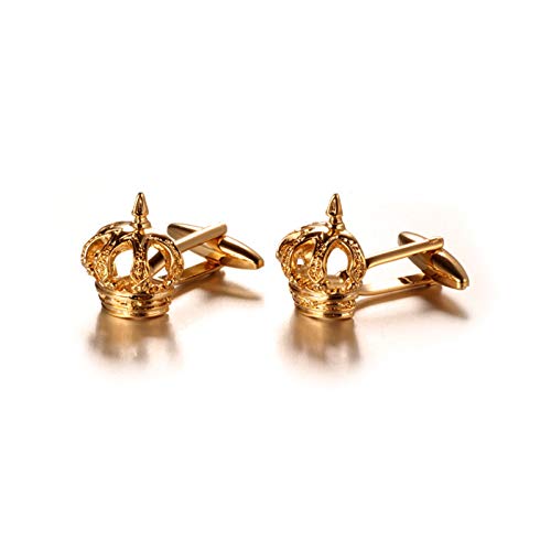 Set de Mancornas para Hombre Daesar Corona Dorada miniatura 5