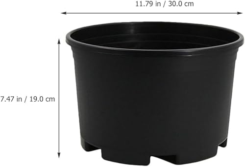 Miniatura 2 de COHEALI 2 macetas de plástico para plantas de vivero, macetas de plántulas de flores para esquejes de trasplante con agujeros de drenaje para