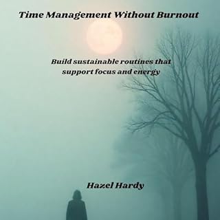 Diseño de la portada del título Time Management Without Burnout